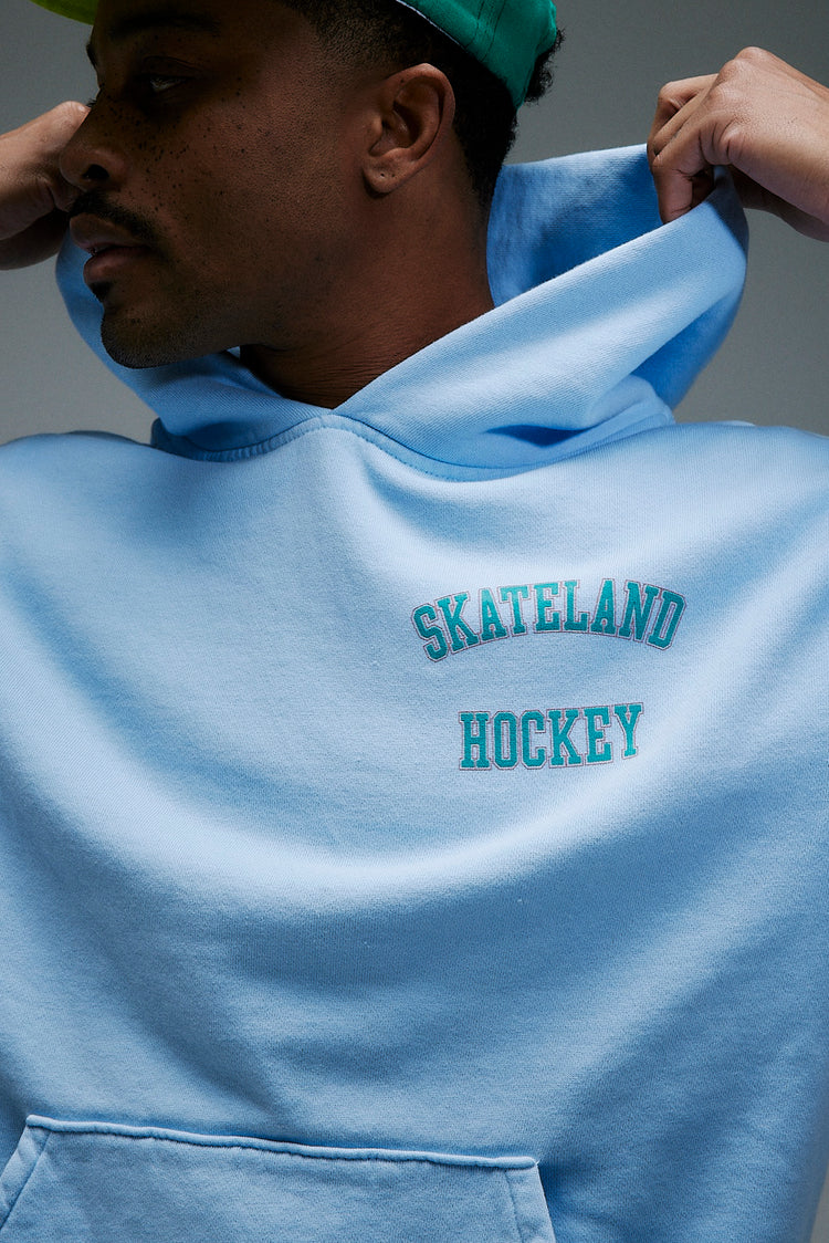Skateland Hockey Hoodie - Light Blue