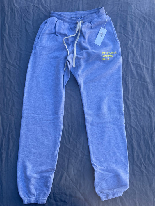 Puff Logo Sweatpants - Heather Grey (Size XS)