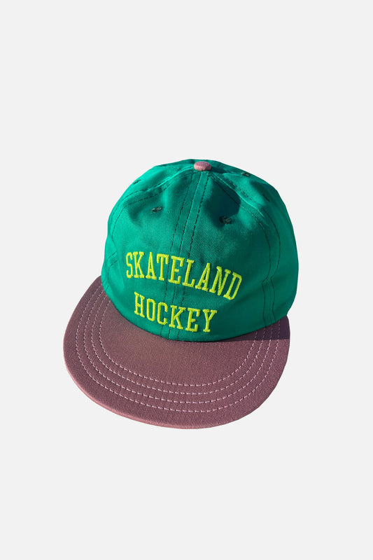 Skateland Hockey Cap - Teal / Rose (Leisure Visor)