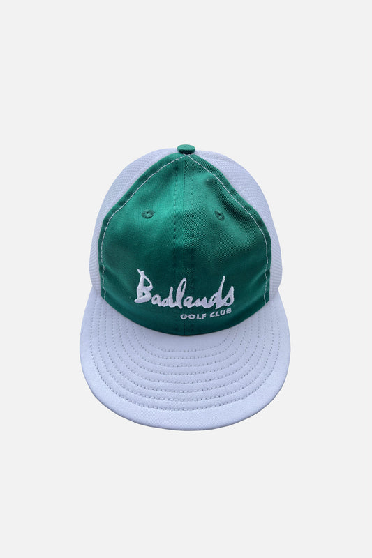 Badlands Cap - Green / White (Soft Visor Trucker)