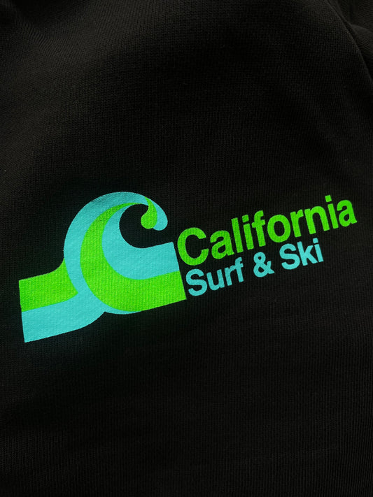 Surf & Ski Tee - Faded Black